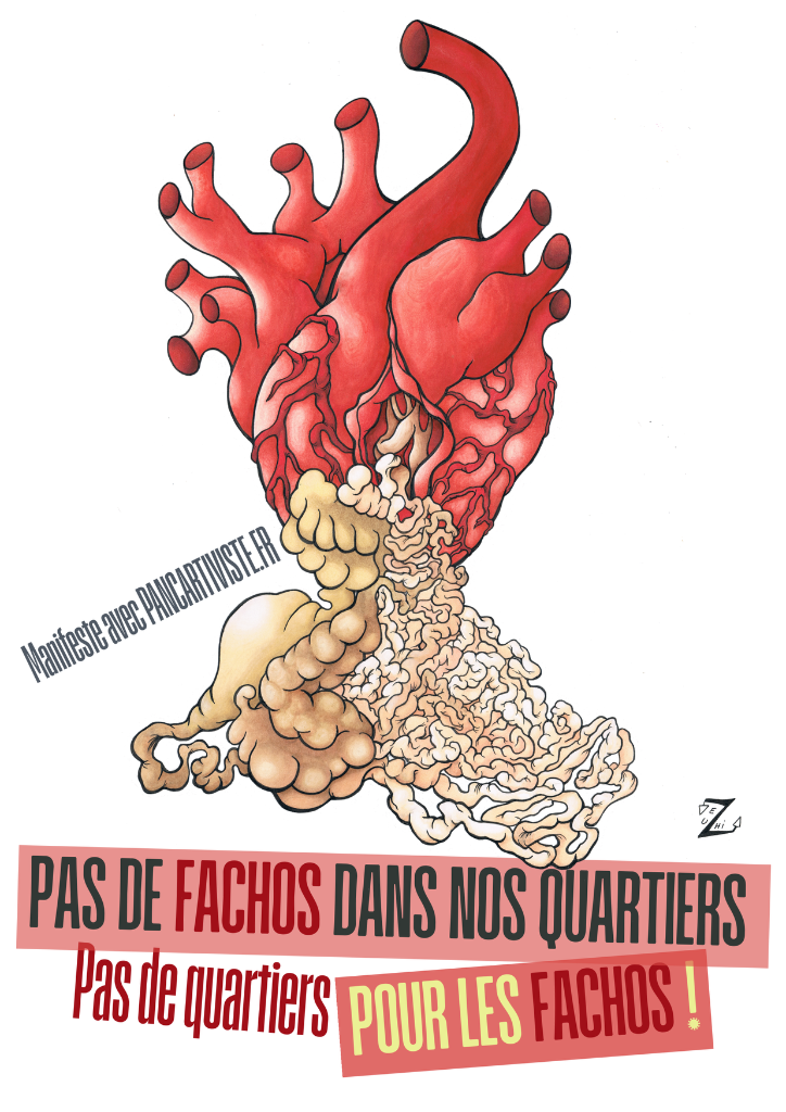 Pas de Fachos dans nos Quartiers, pas Quartiers pour les Fachos !