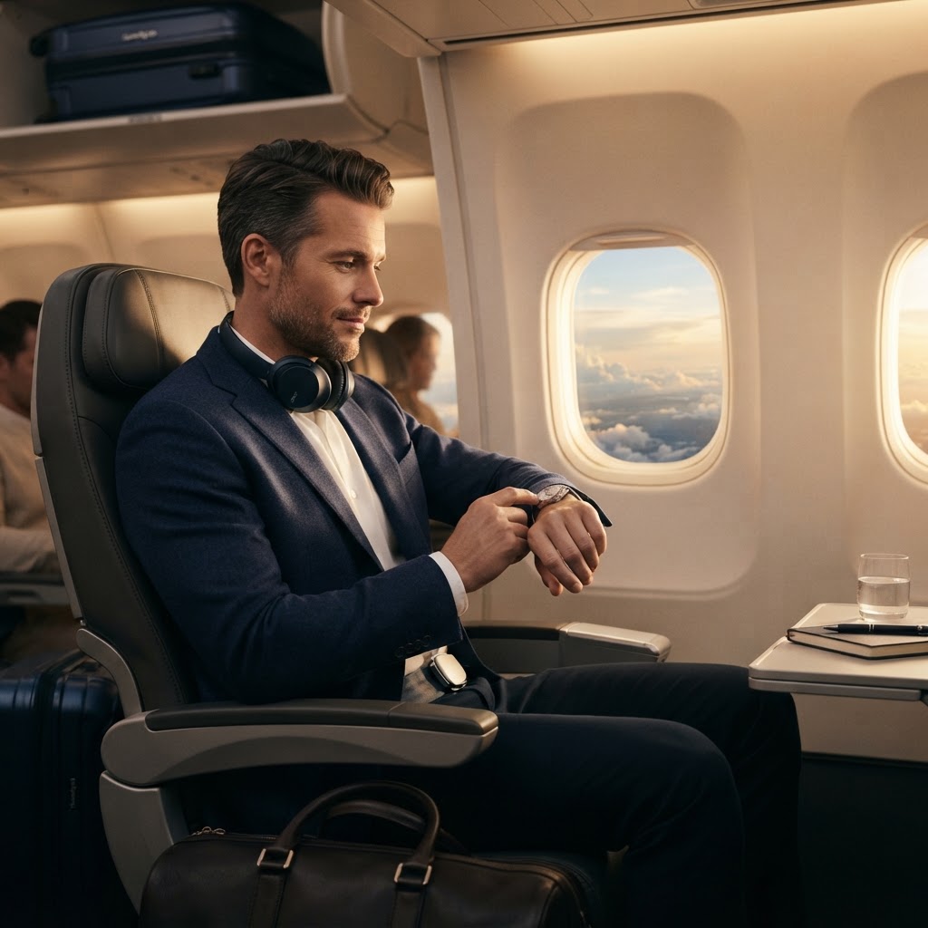Imagem editorial sobre dicas de viagem: Protocolo de Adaptação Biológica: Vencendo o Jet Lag sem Custos