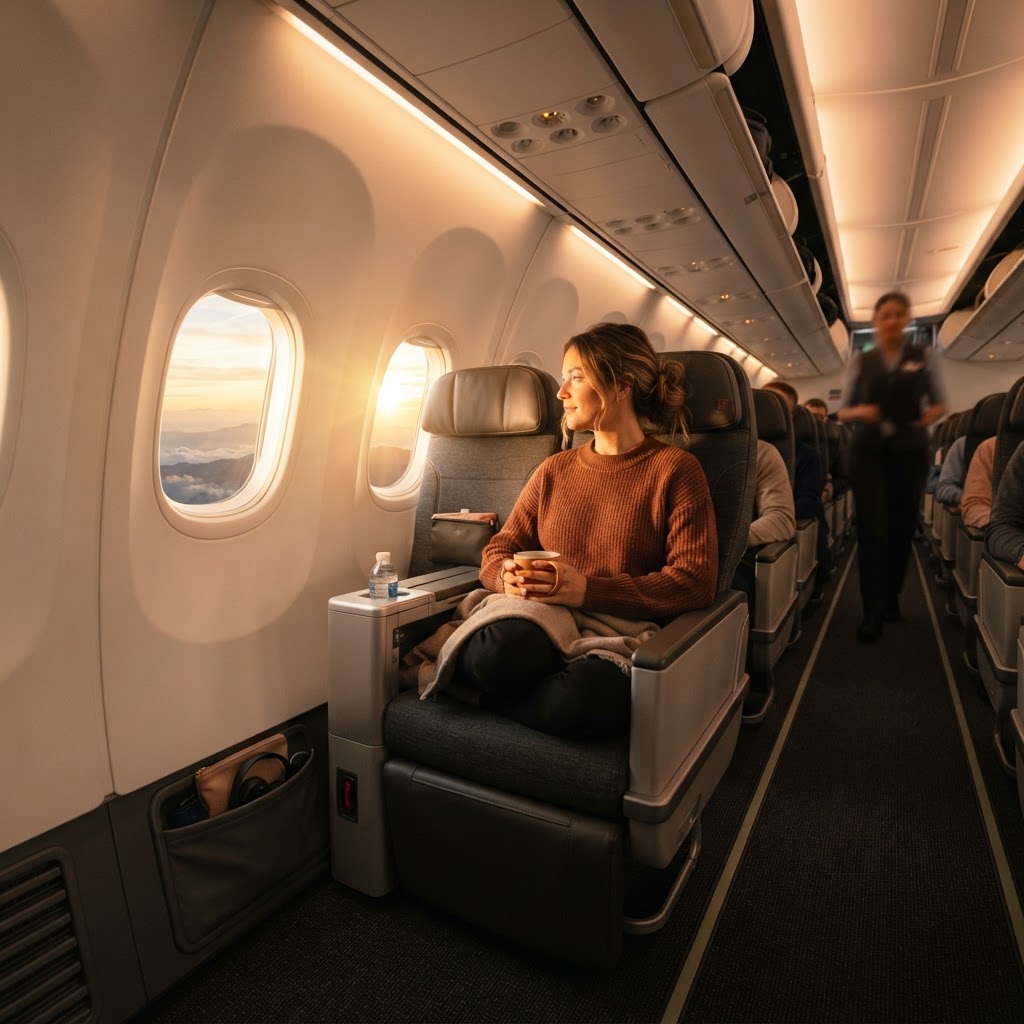Assentos no Avião: Como garantir os melhores lugares sem taxas