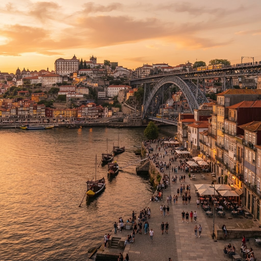 Capa editorial da rota Recife para Porto