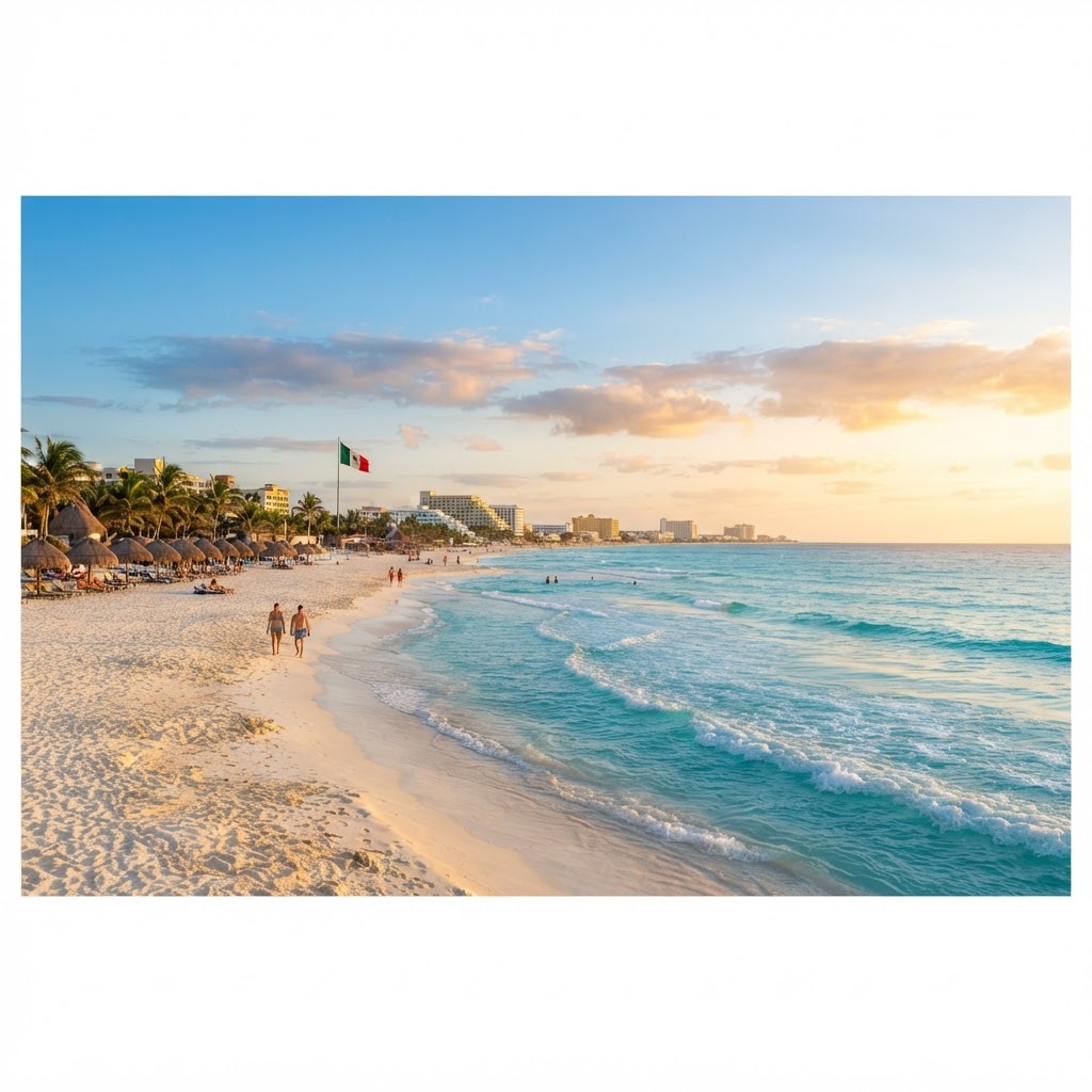 Capa editorial da rota Rio de Janeiro para Cancún
