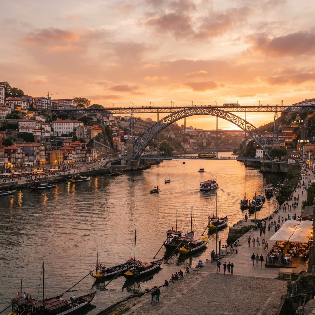 Capa editorial da rota Recife para Porto