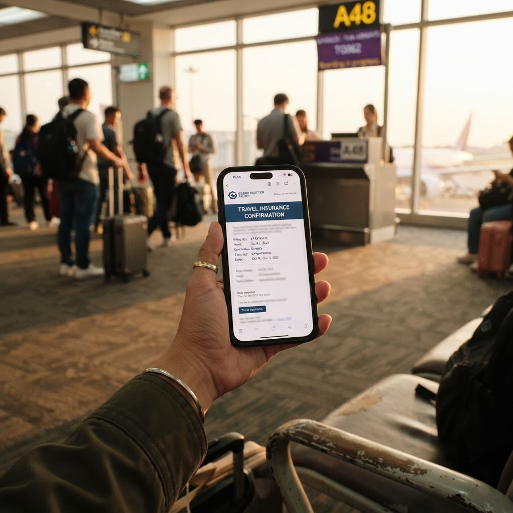 Imagem editorial sobre dicas de viagem: Seguro Viagem: Por que uma economia de R$ 600 pode custar R$ 50.000