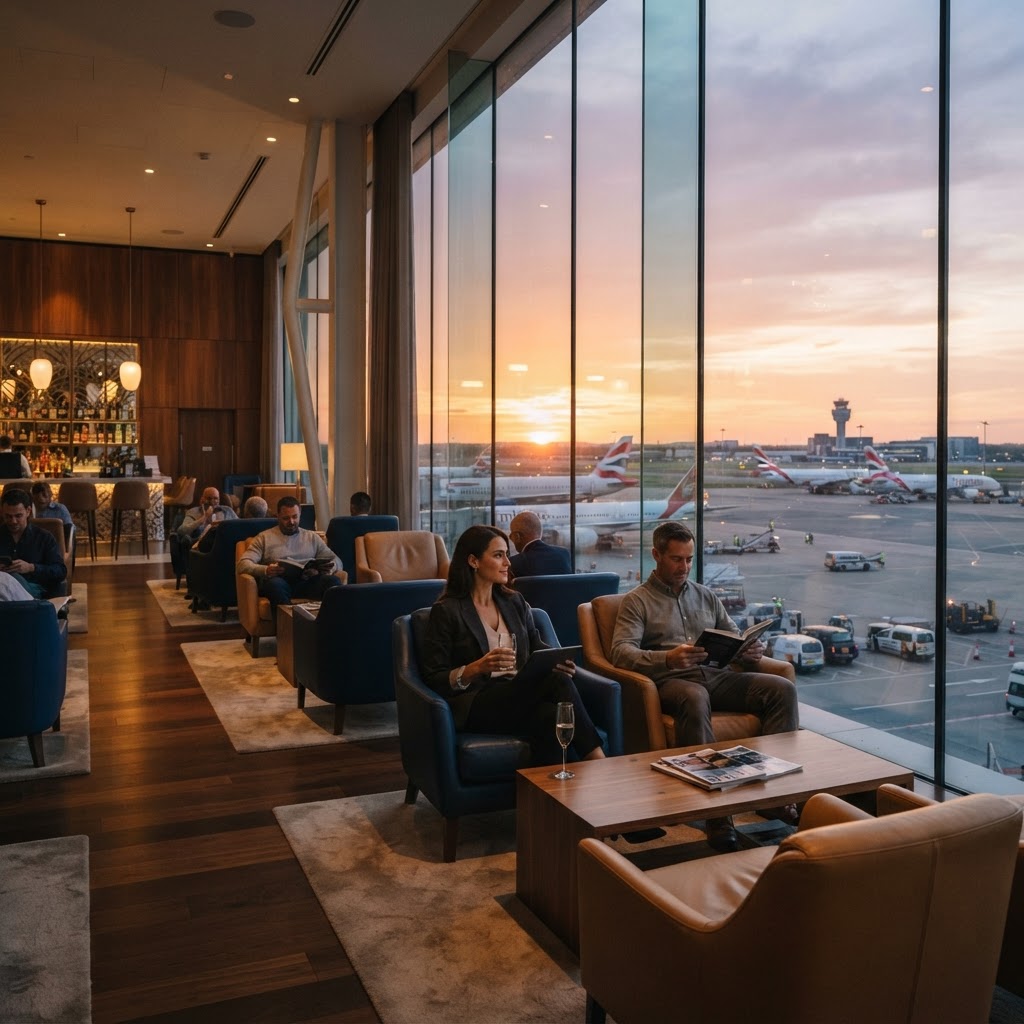 Salas VIP em aeroportos brasileiros sem cartão Black custam menos que um almoço