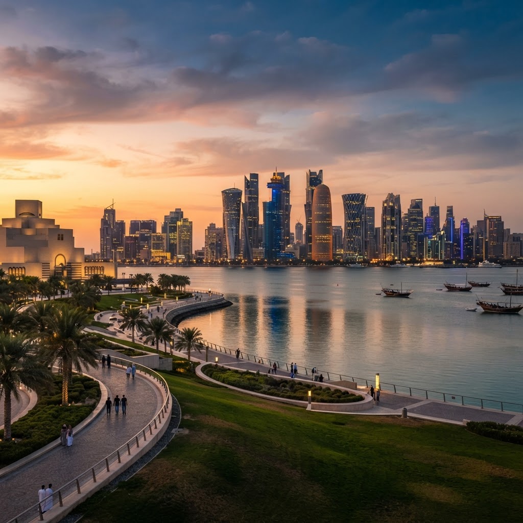 Capa editorial da rota Belo Horizonte para Doha