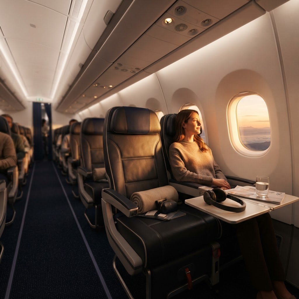 Assentos no Avião: Como Escolher o Melhor Lugar Sem Taxas Extras