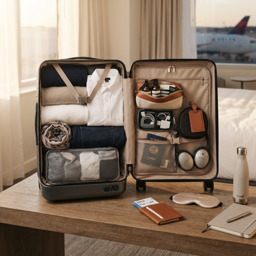 A técnica de ouro para viajar somente com mala de mão e economizar quinhentos reais