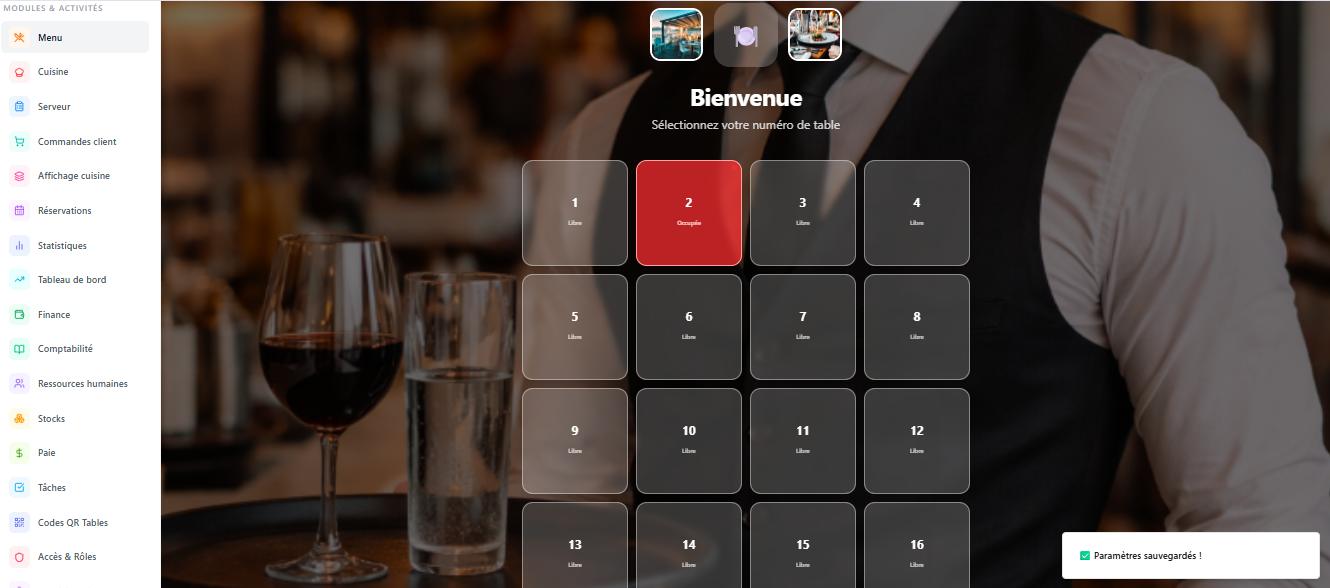 Restaurant sur site-RH-comptabilité template preview