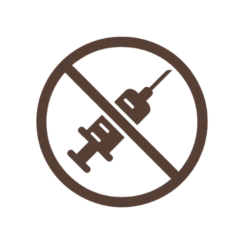 Icon representing hormone-free and antibiotic-free Camatta Ranch beef