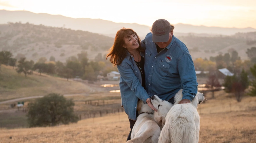 Mark and Felicia Morrison, sixth-generation ranchers at Camatta Ranch, Central Coast California