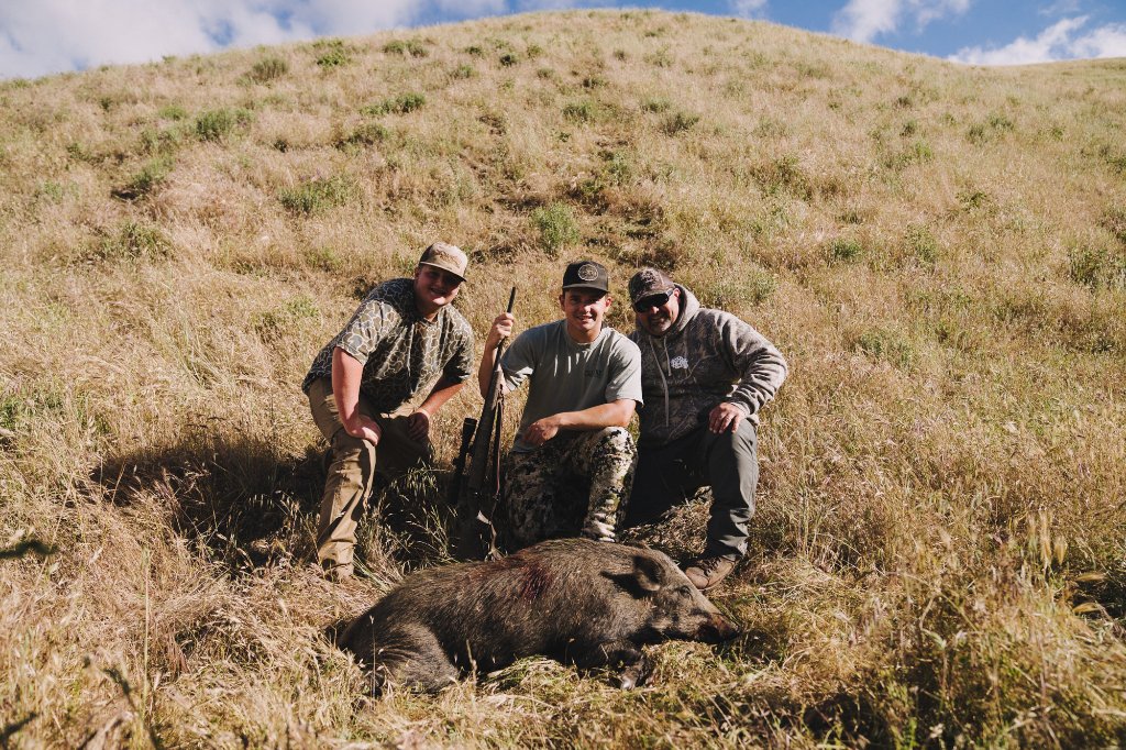 Trophy blacktail deer harvest at Camatta Ranch guided hunt