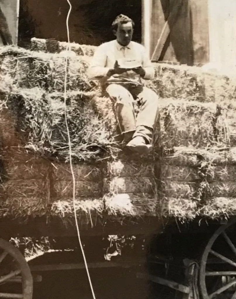 Historic photograph of early Morrison family ranching in Southern California, late 1800s