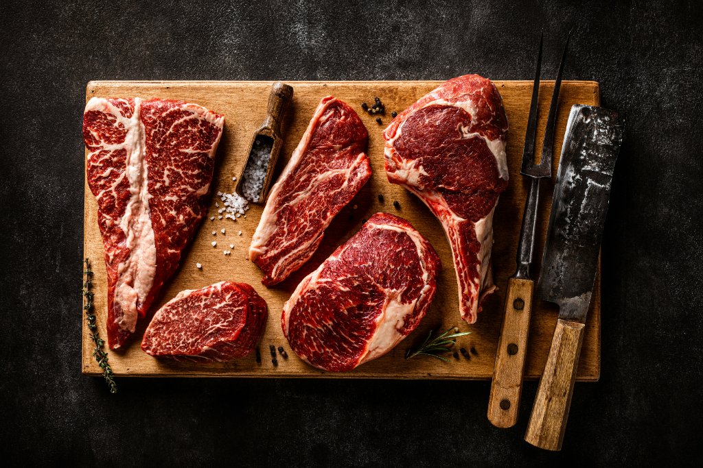Camatta Ranch Meat Co. whole beef — ~480 lbs of pasture-raised Angus beef