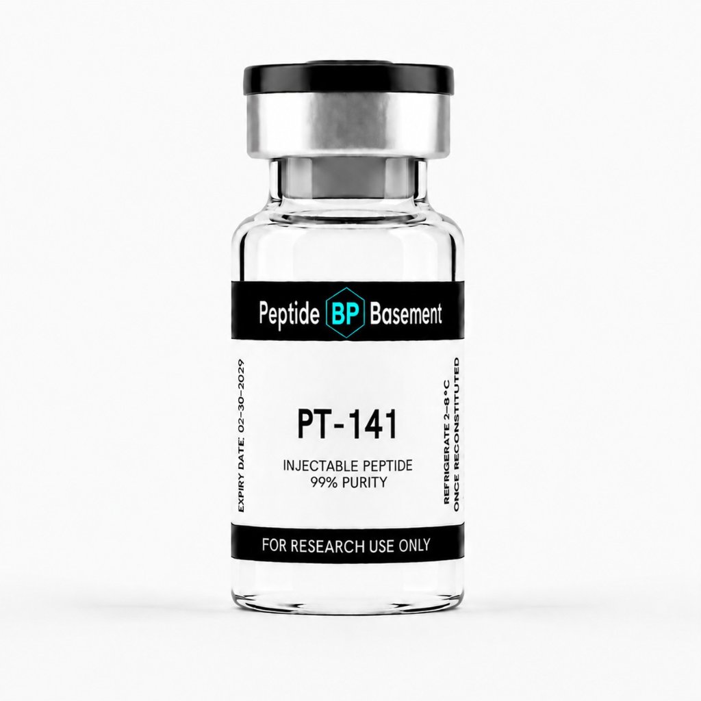 PT-141 research peptide — ≥99% purity, HPLC verified