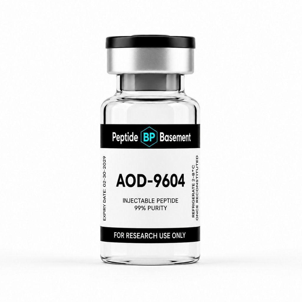 AOD-9604 research peptide — ≥99% purity, HPLC verified