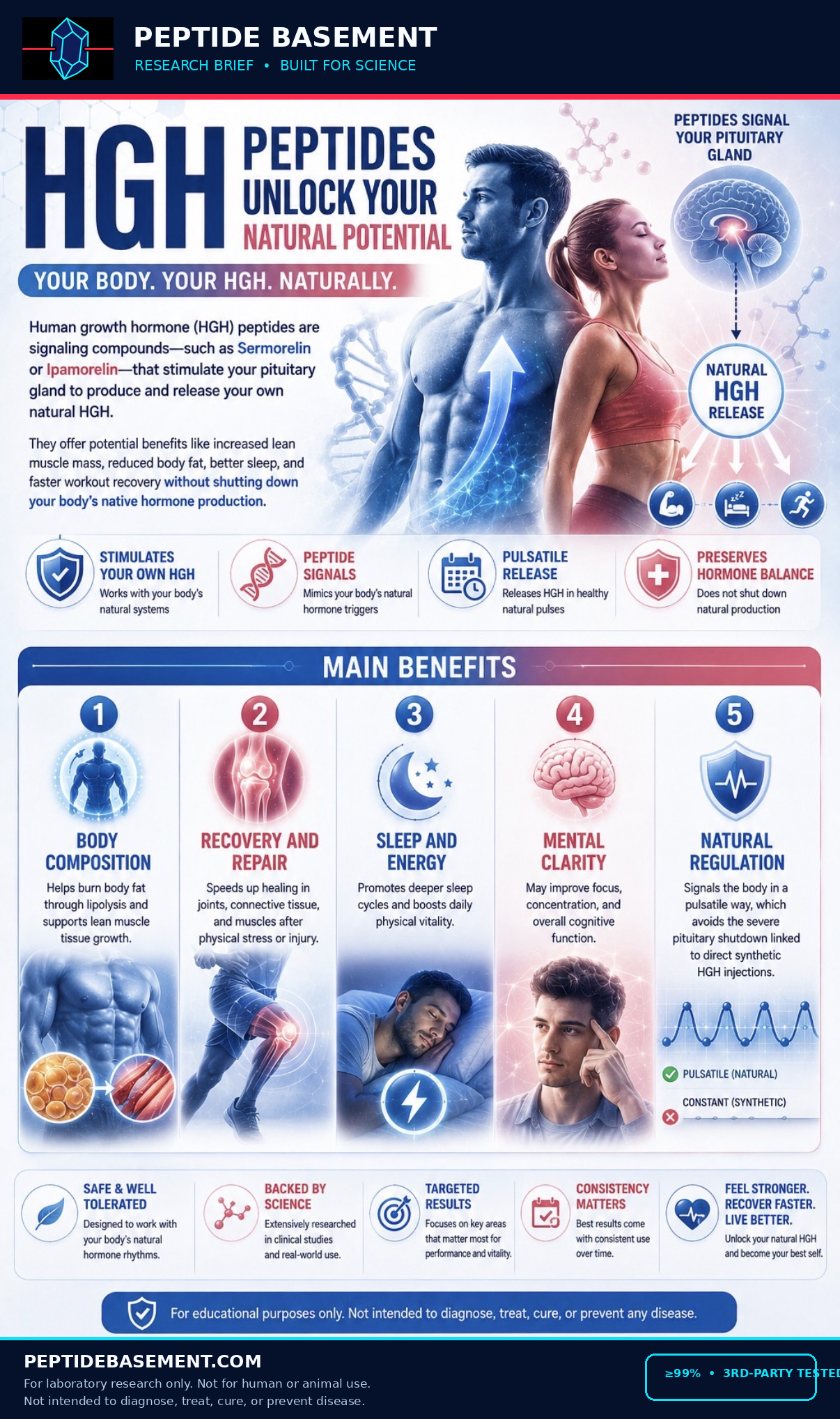 Retatrutide research graphic