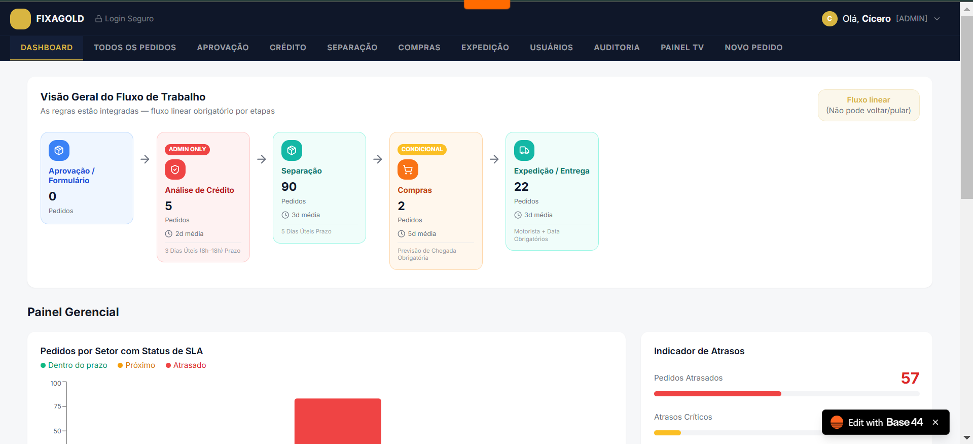FIXAGOLD LOGÍSTICA template preview