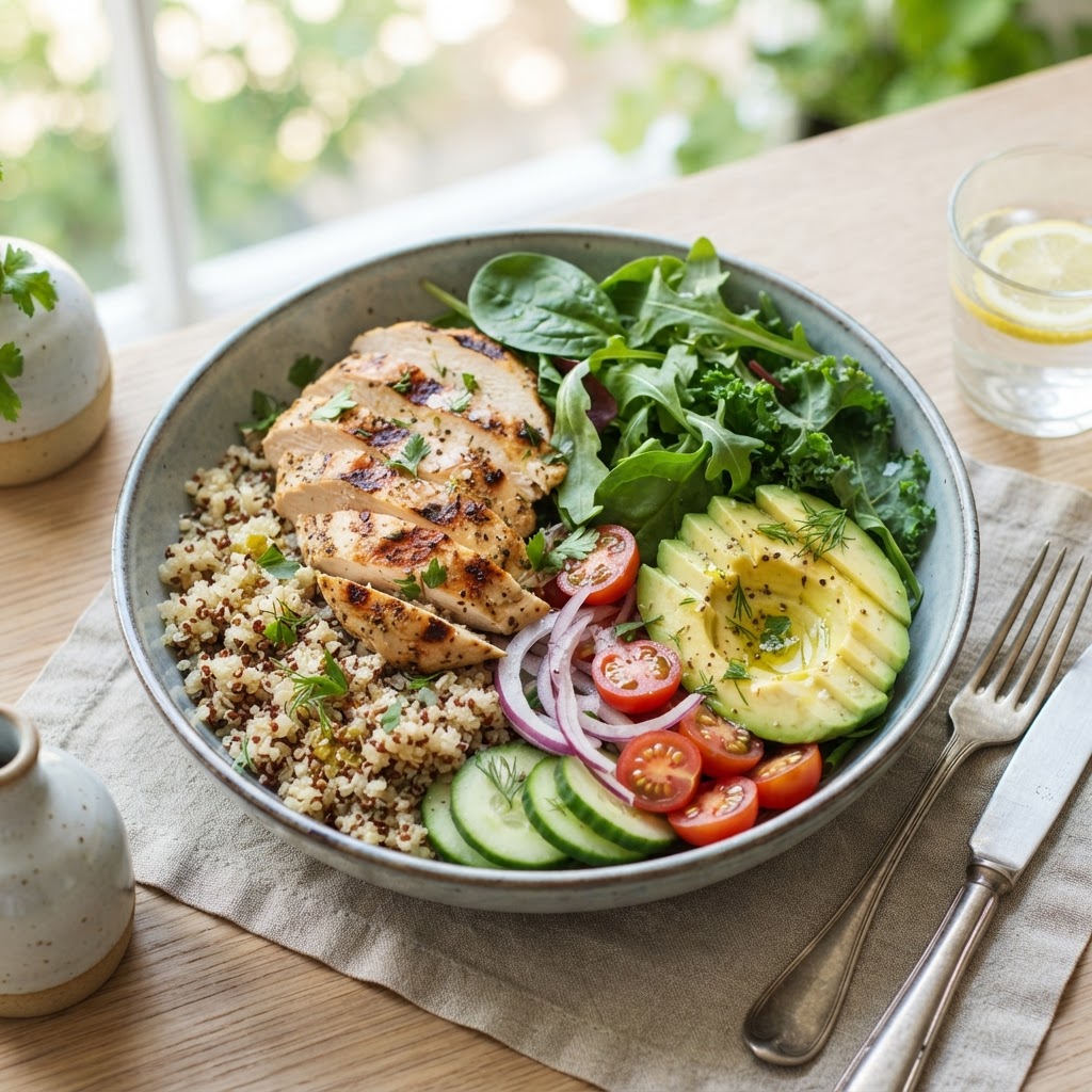 Grilled Chicken & Quinoa Bowl