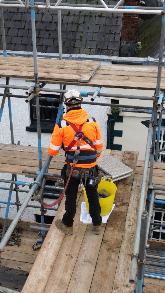 Plant and machinery operating on site