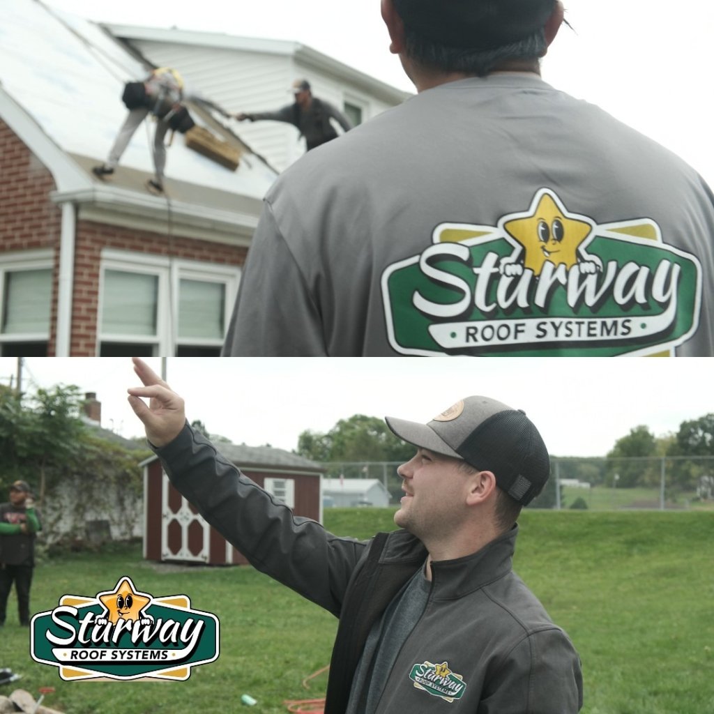 Starway Roof Systems crew working