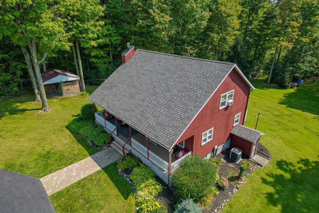 Home with new roof and siding