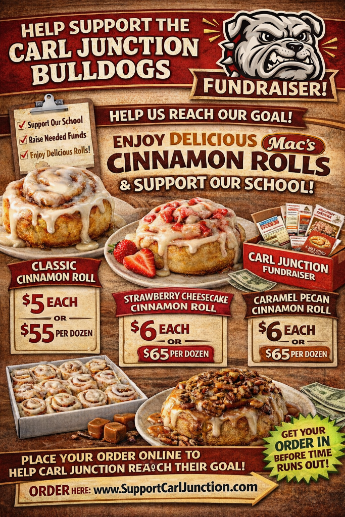 Mac's Fundraiser - Everyone Loves Mac's Cinnamon Rolls