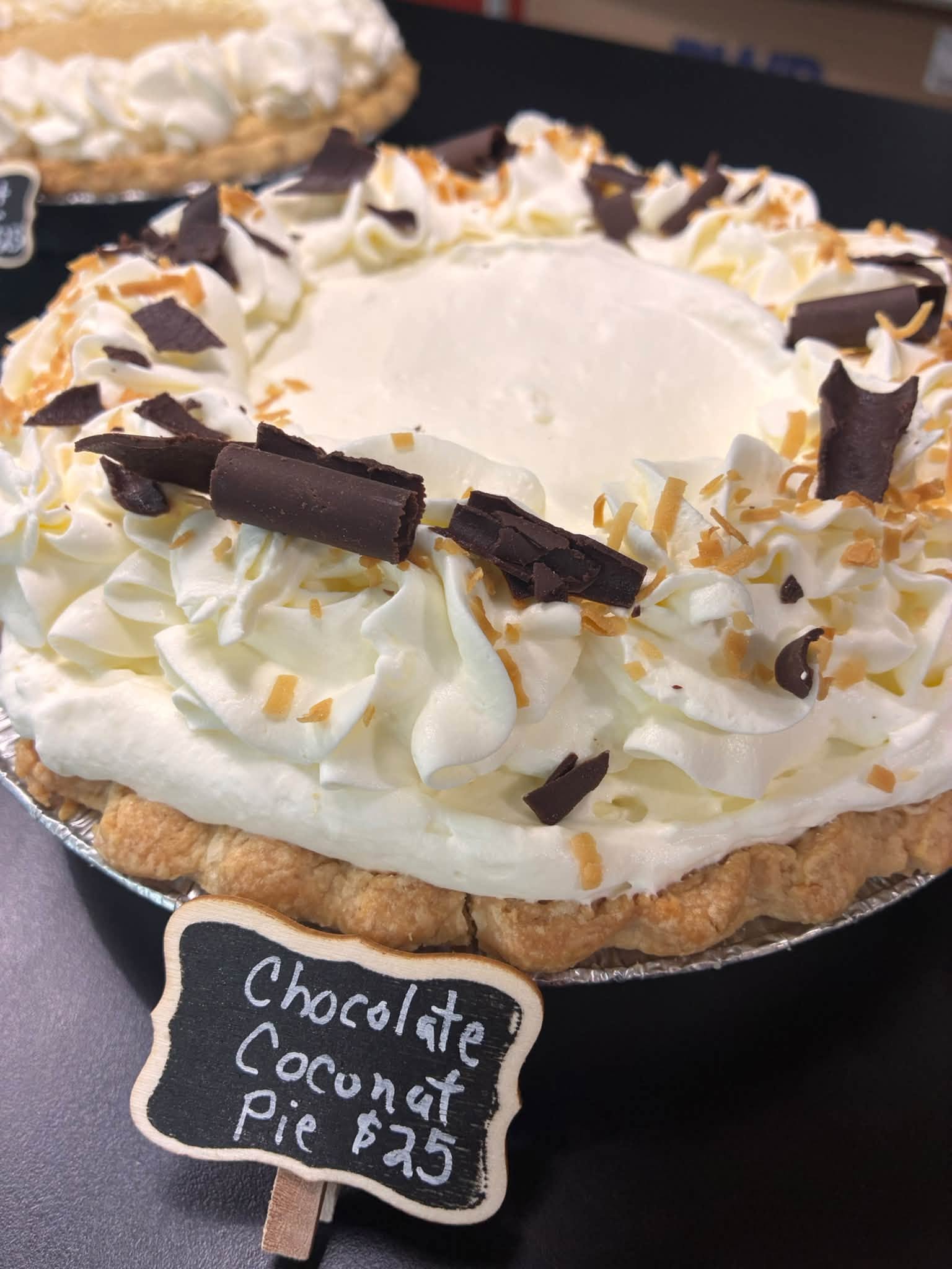 Chocolate Coconut Pie