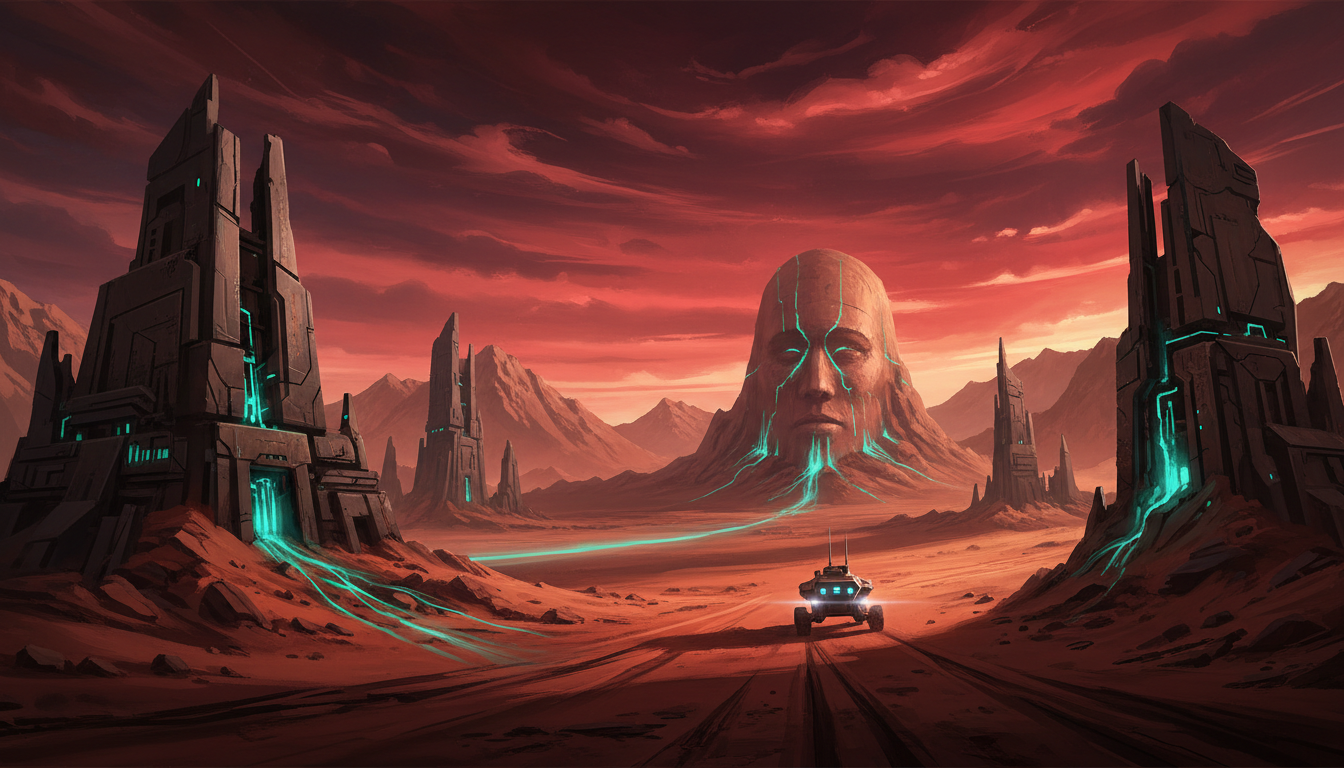 Did ancient aliens once exist on Mars?