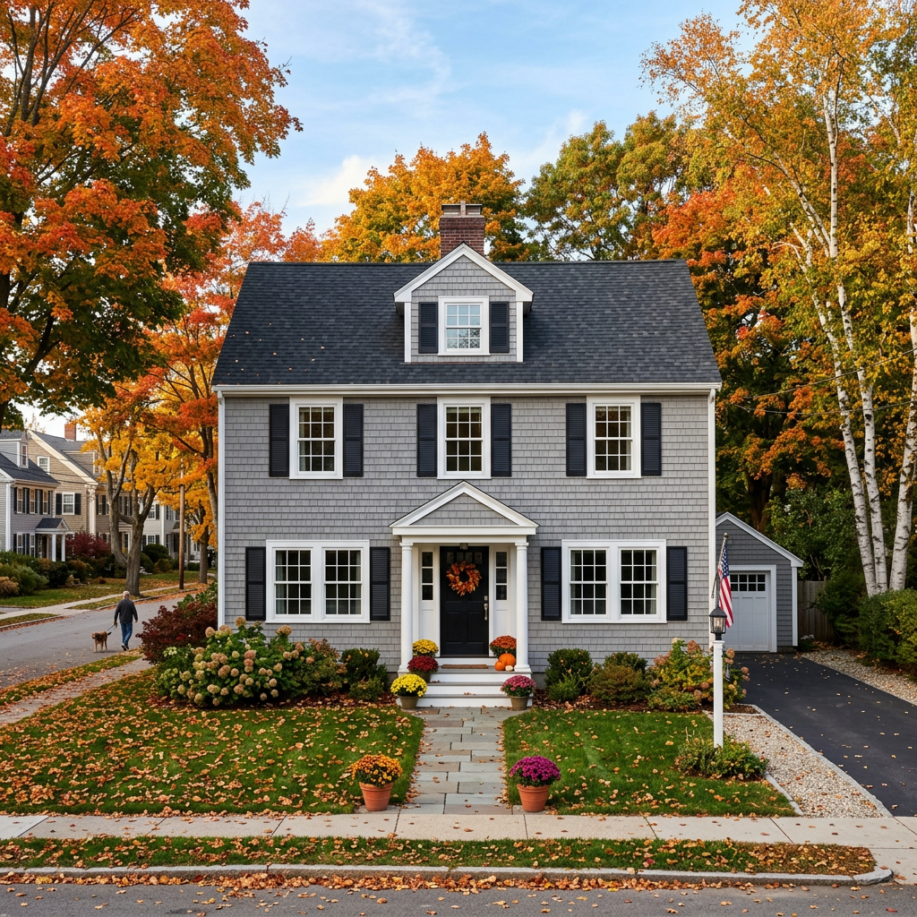 Rhode Island cape cod with replacement windows