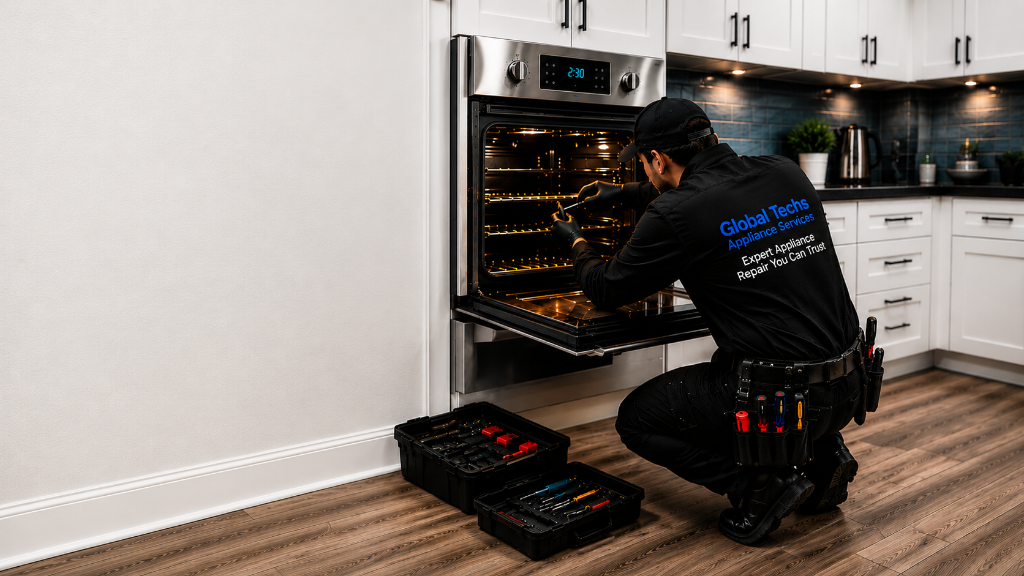 Professional appliance repair technician