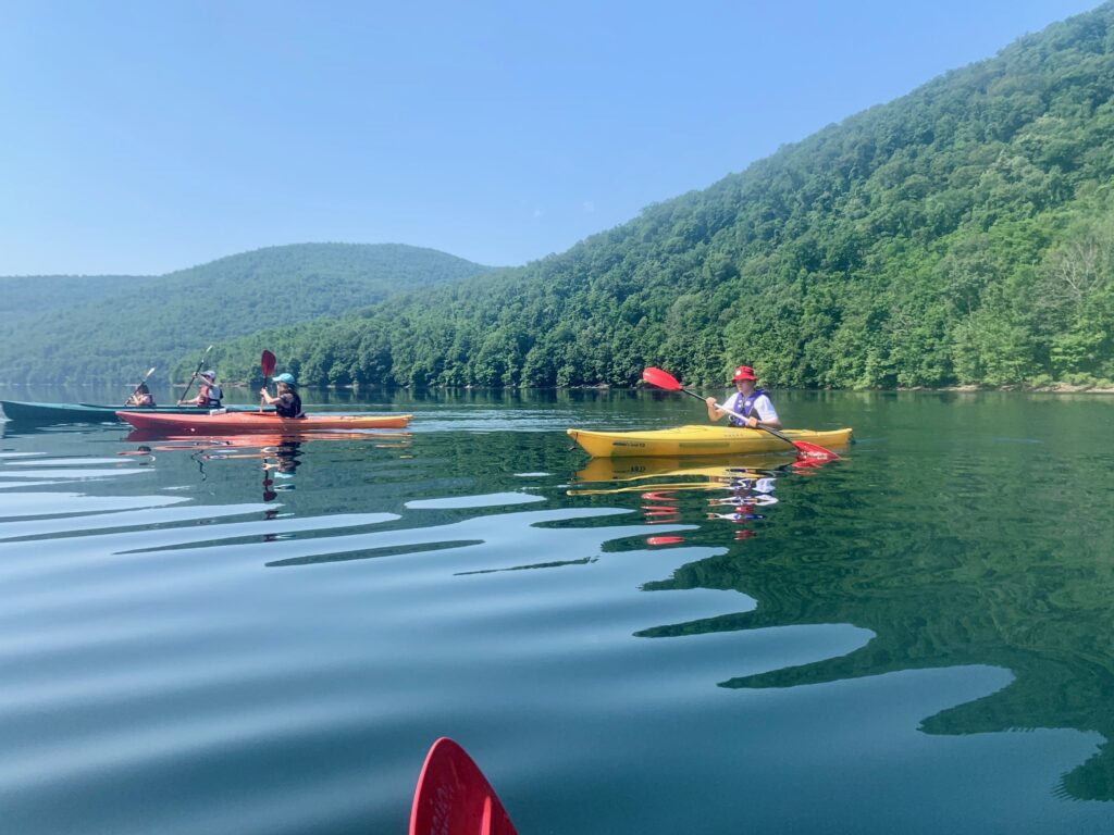 Kayaking on Deep Creek Lake