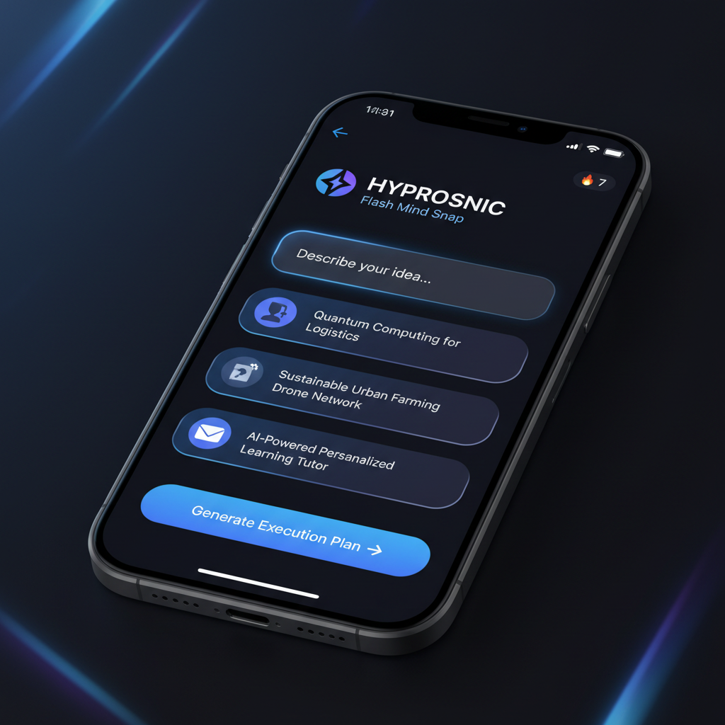 Idea Capture Screen