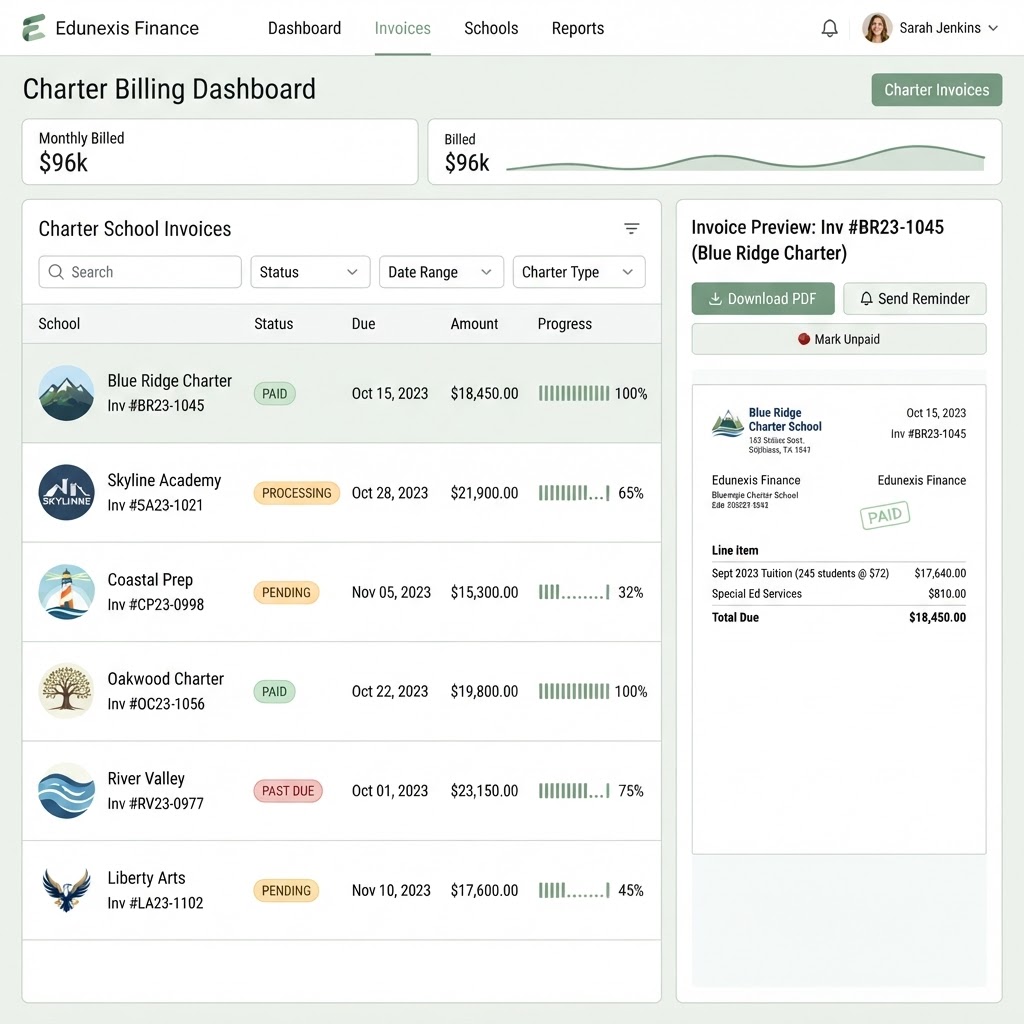 Charter Billing & Invoices