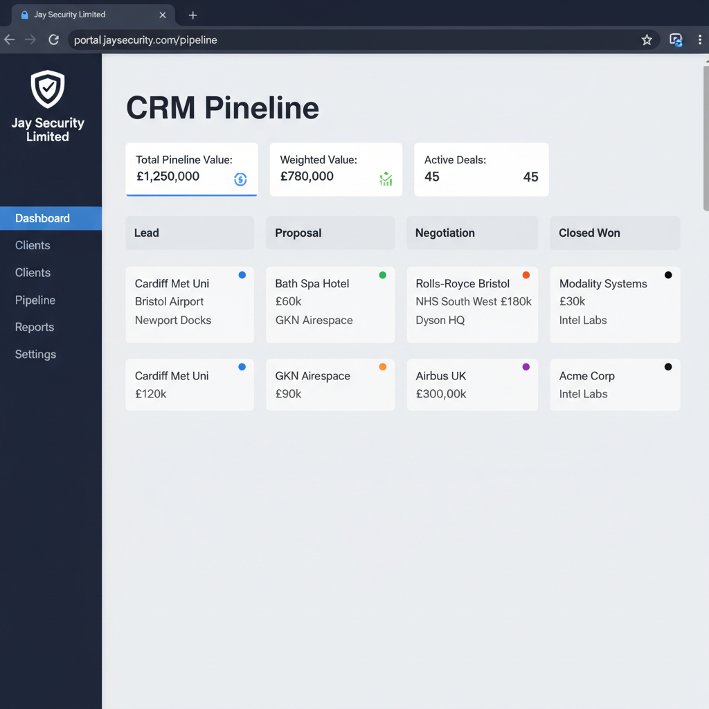CRM Pipeline screenshot