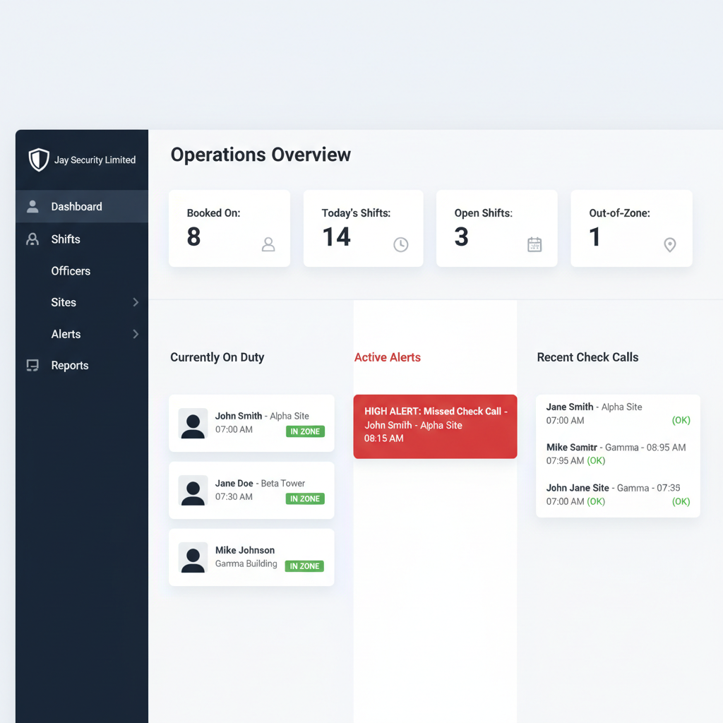 Ops Dashboard screenshot