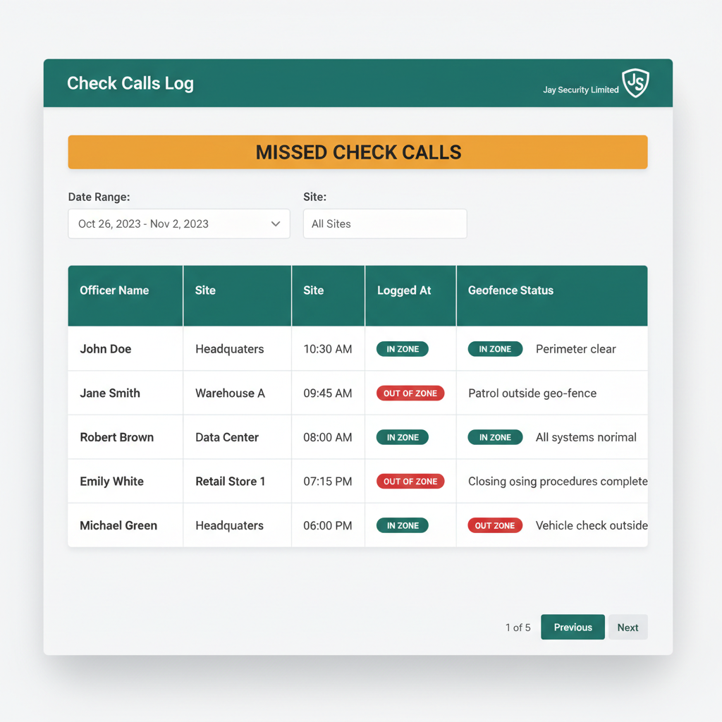Check Calls screenshot