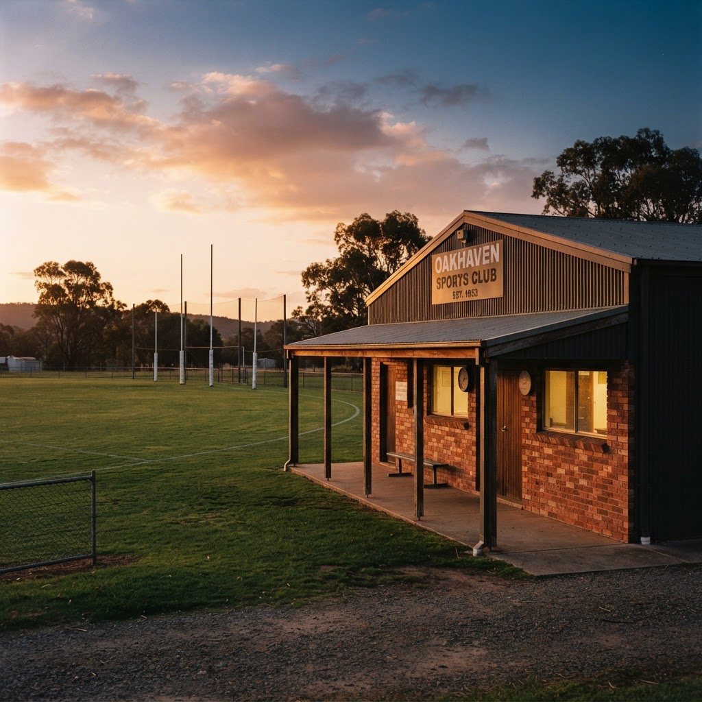 Community sporting club pavilion