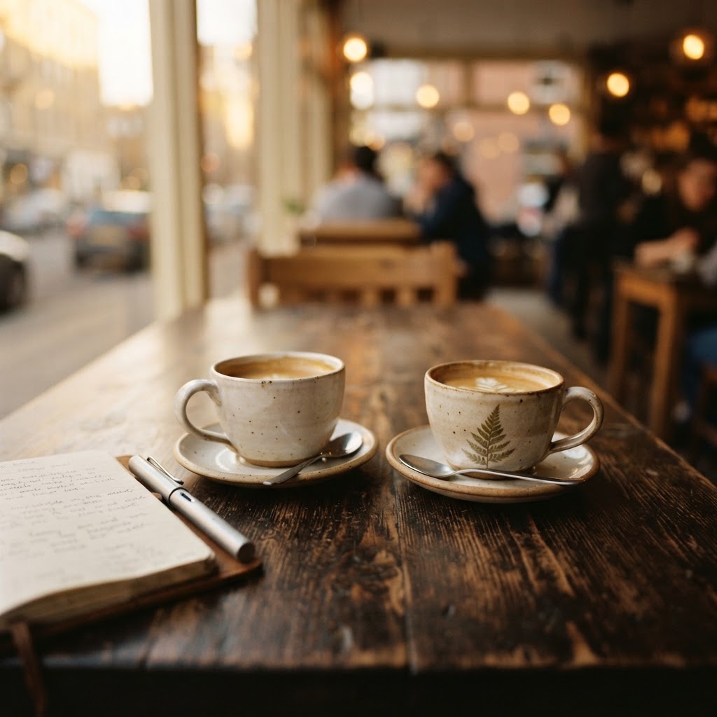 A conversation over coffee
