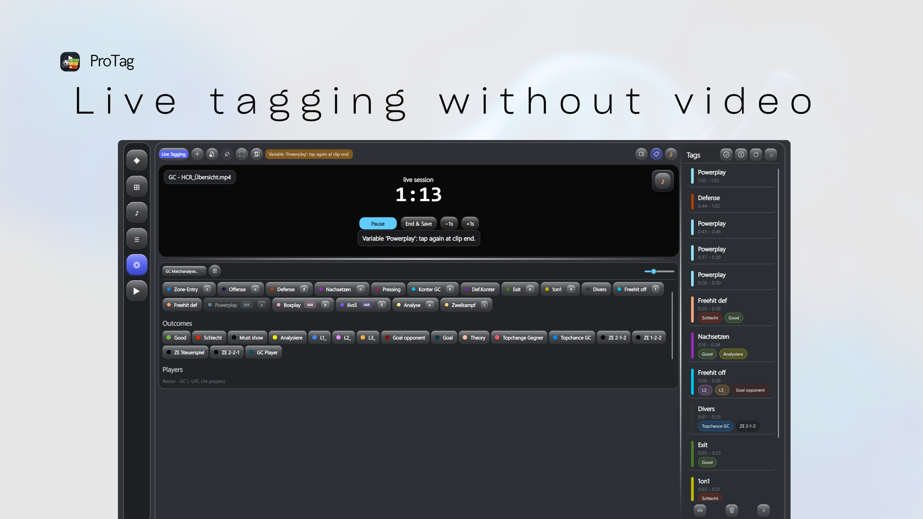 Live Tagging