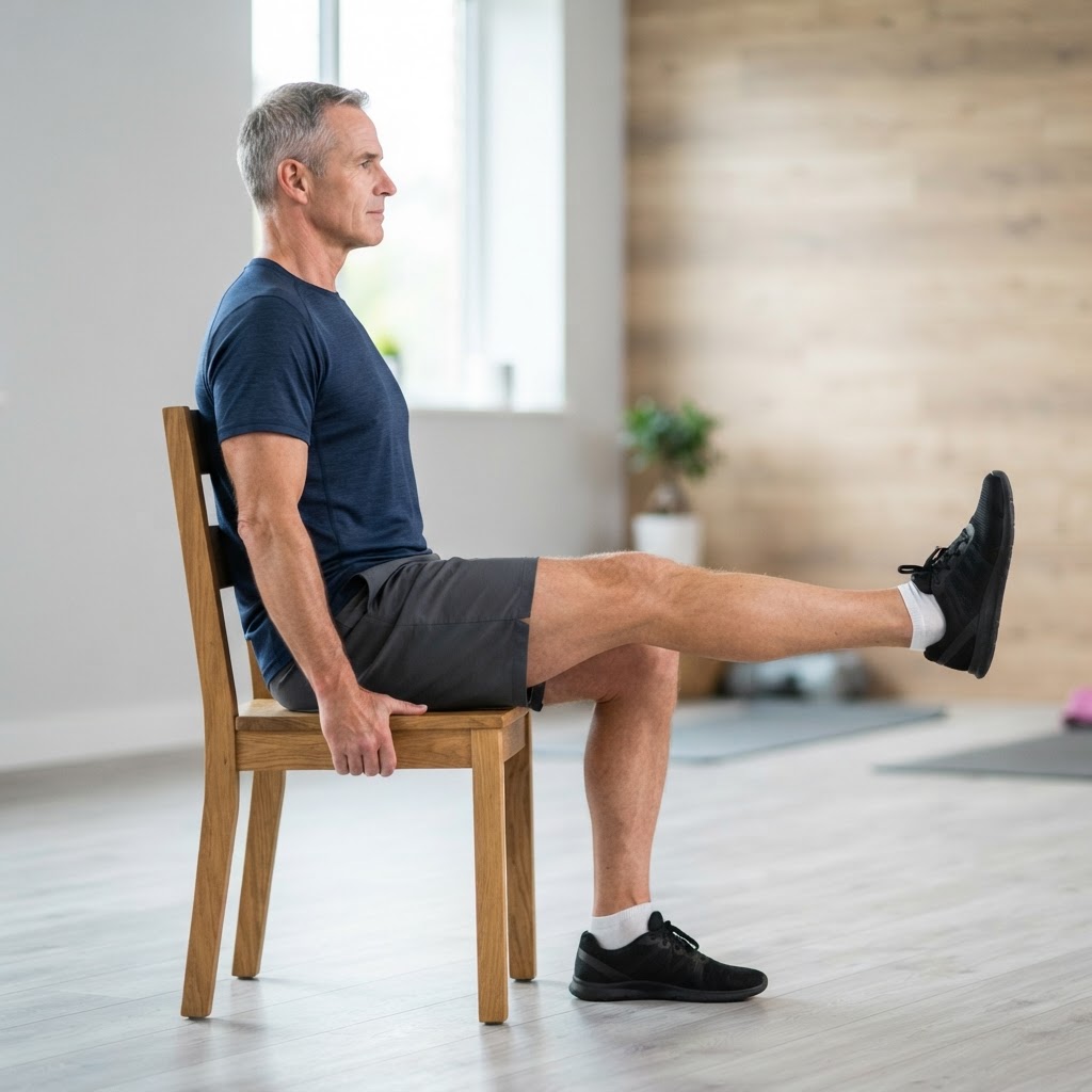Seated Leg Raise