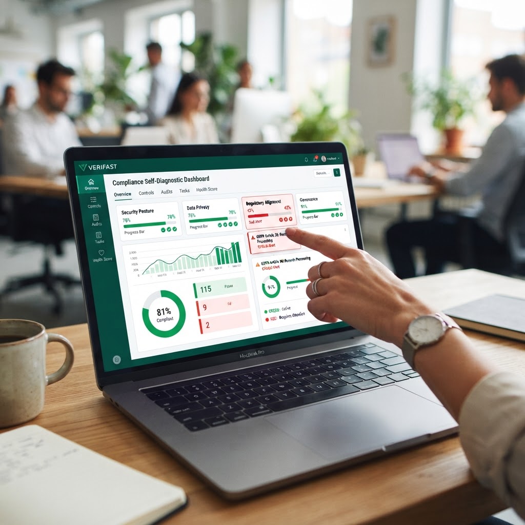 Diagnostic Qualiopi automatisé sur écran