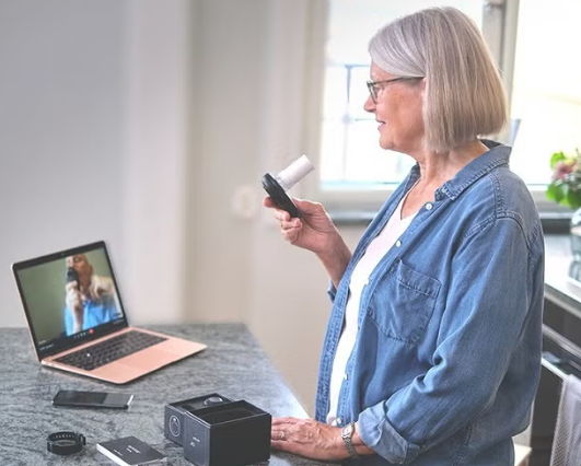 Agreement with in-clinic spirometry