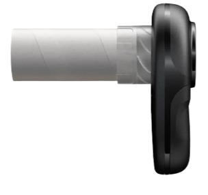 Air Next spirometer product shot with disposable mouthpiece