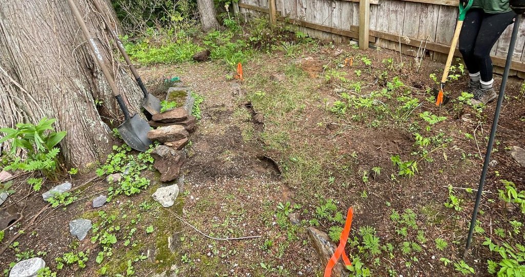 Rock Wall & Retaining Border