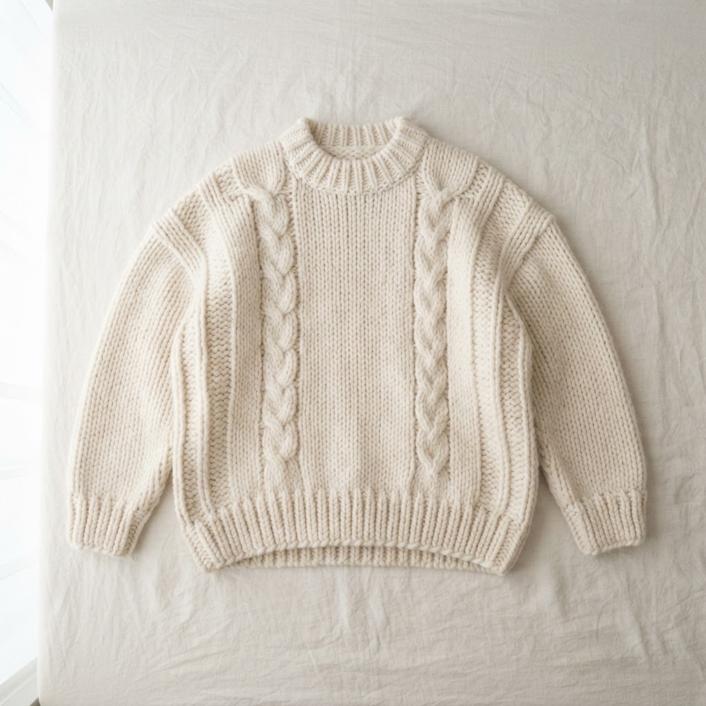 Oversized Cream Knit