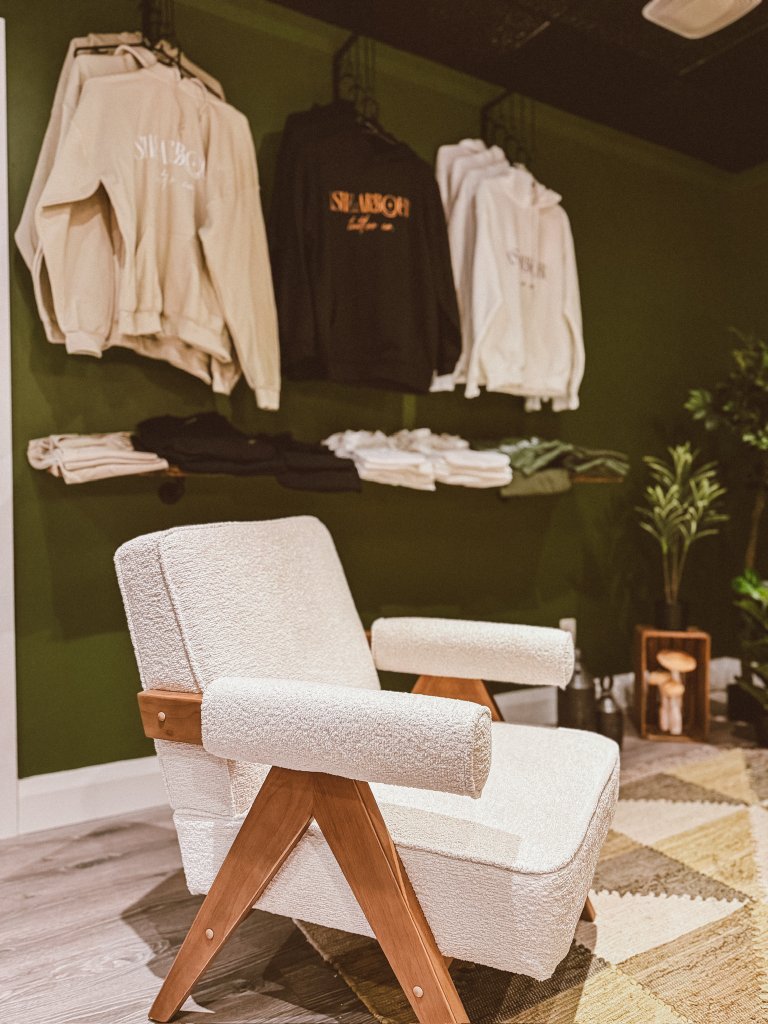 Studio merchandise area