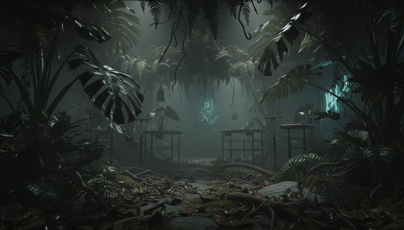 Dark botanical atmosphere