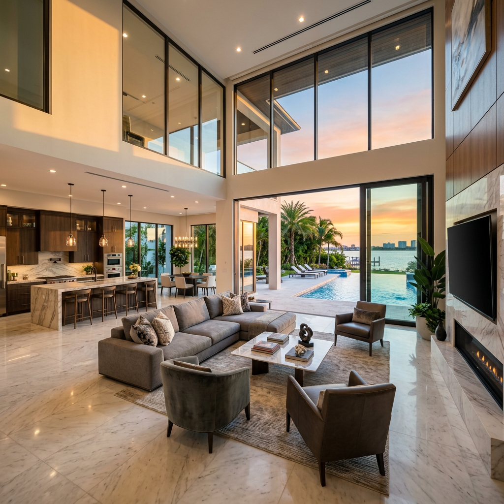 Luxury interior real estate photography