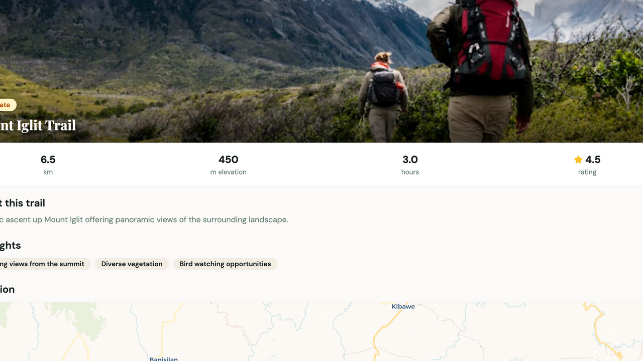 TrailCulture template preview