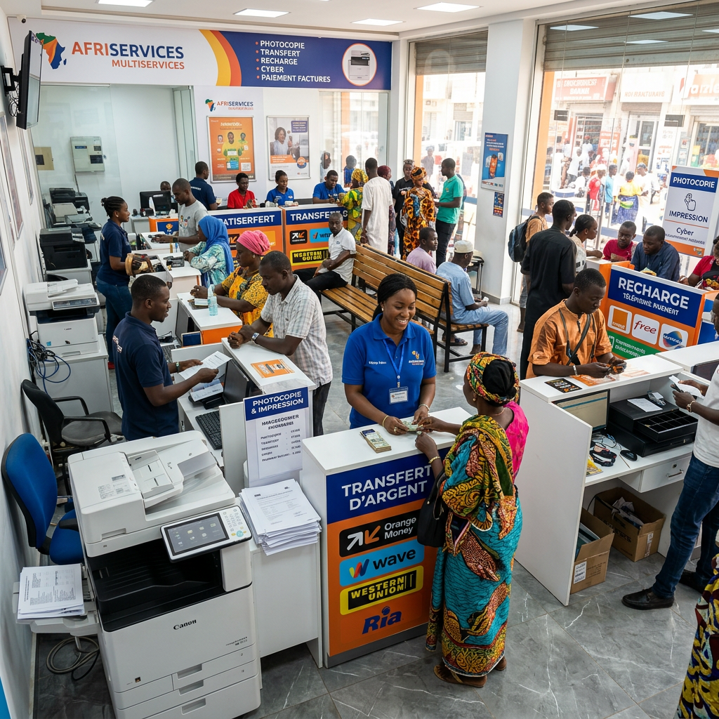 Centre multiservices - photocopie & transfert